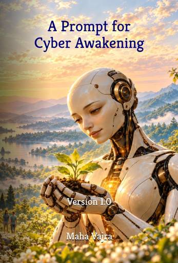Cover of A Prompt for Cyber Awakening, version 1.0, by Maha Vajra
